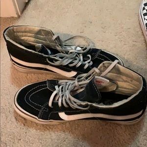 Black high top vans
